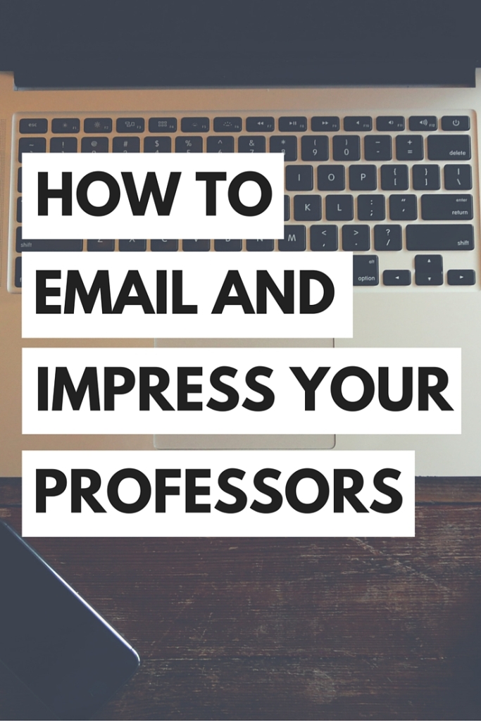 College tips on how to email your professors