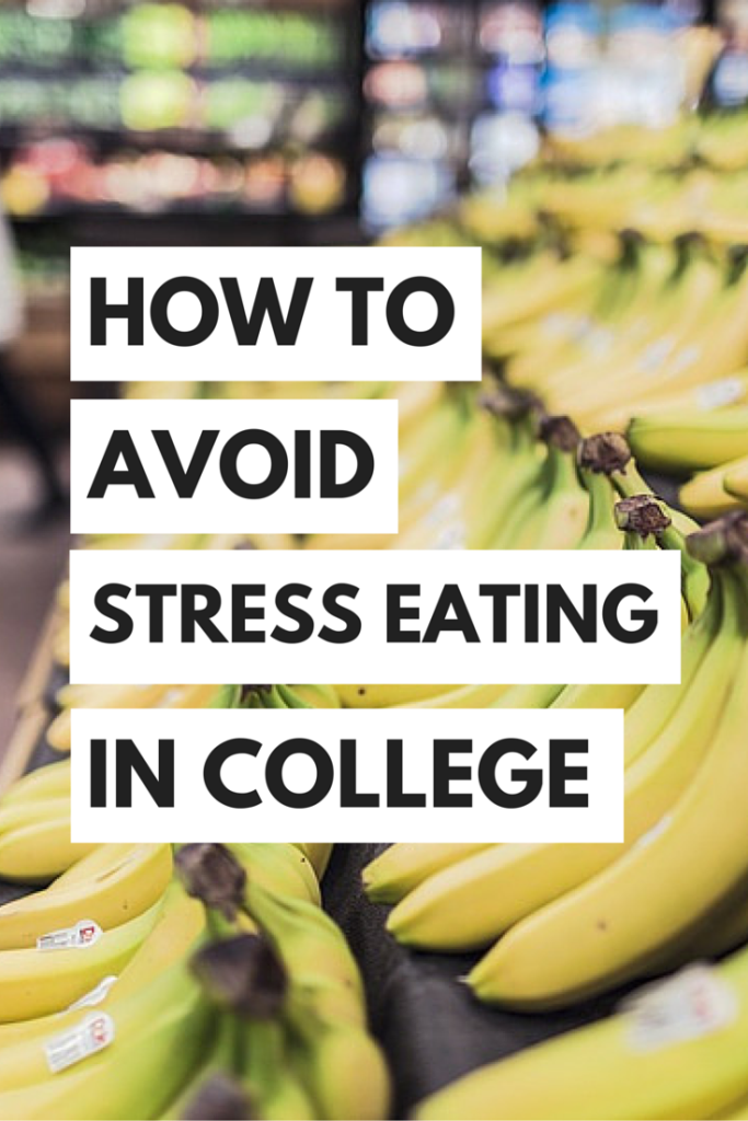 Stress eating happens all the time in college, but it can be controlled! Here's how to avoid stress eating!